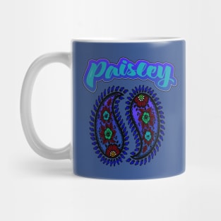 Paisley Blue Mug